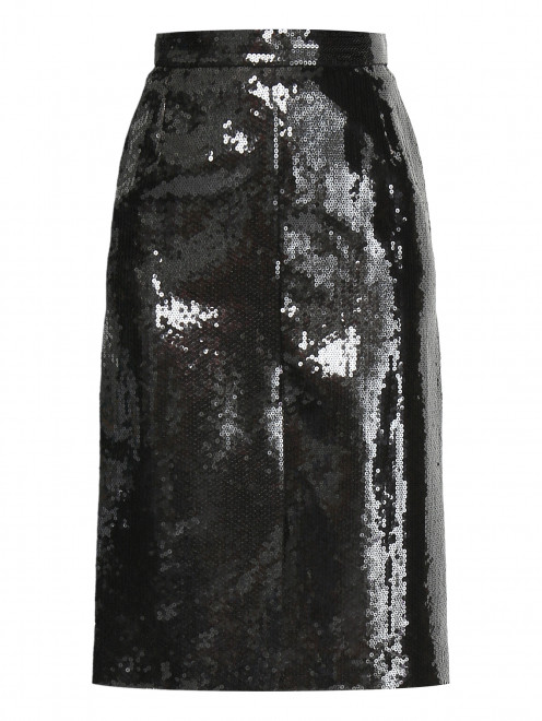 Юбка-миди с разрезом в пайкетках Alberta Ferretti - Общий вид