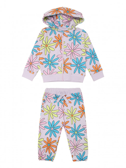 Спортивный костюм с узором Stella McCartney kids - Общий вид