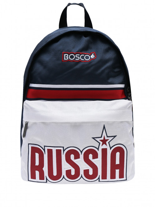 Рюкзак из текстиля с вышивкой BOSCO - Общий вид