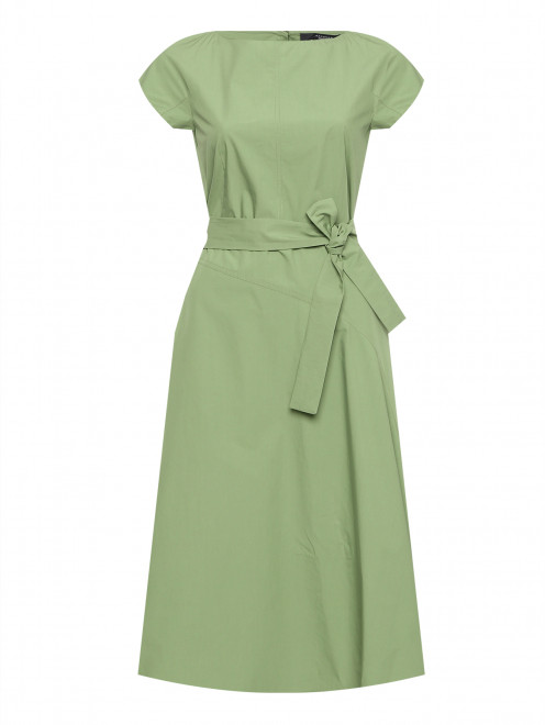 Однотонное платье из хлопка Weekend Max Mara - Общий вид