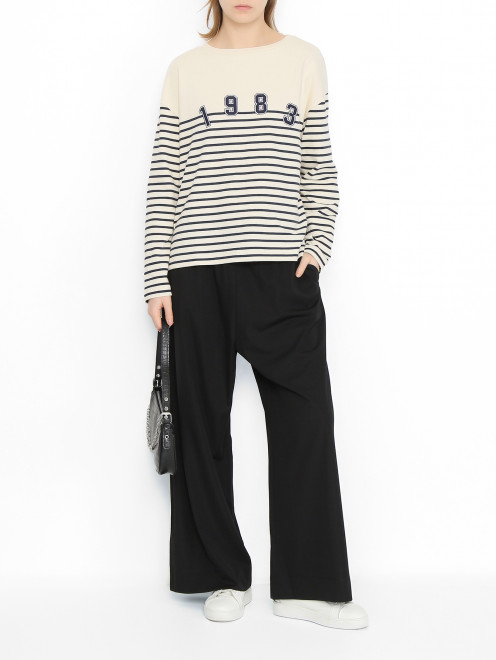 Трикотажные брюки на резинке Weekend Max Mara - МодельОбщийВид