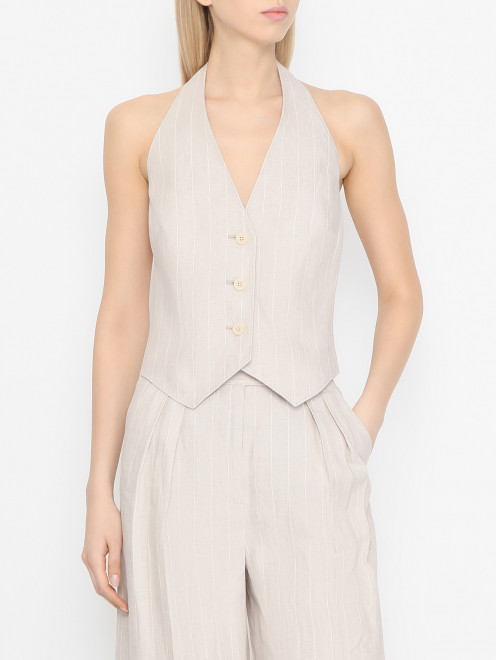 Жилет с открытой спинкой Max Mara - МодельВерхНиз