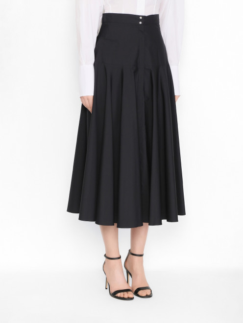 Юбка-макси из хлопка Max Mara - МодельВерхНиз