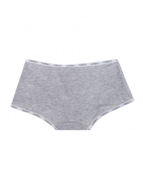 Трусы из хлопка с декором La Perla - Обтравка1