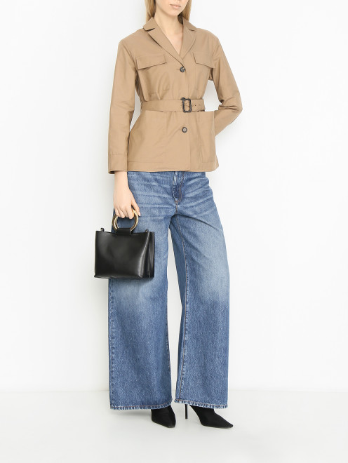 Куртка из хлопка с накладными карманами Max Mara - МодельОбщийВид