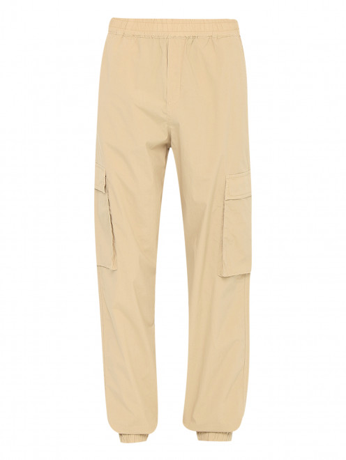 Хлопковые брюки с накладными карманами Aspesi - Общий вид