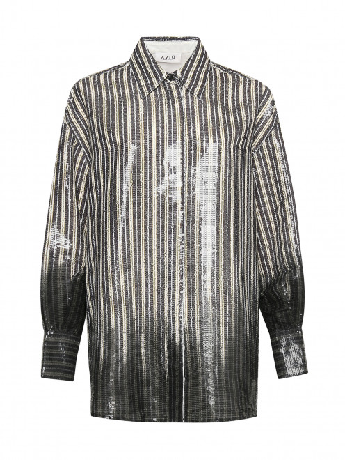 Рубашка с узором и пайетками Aviu - Общий вид