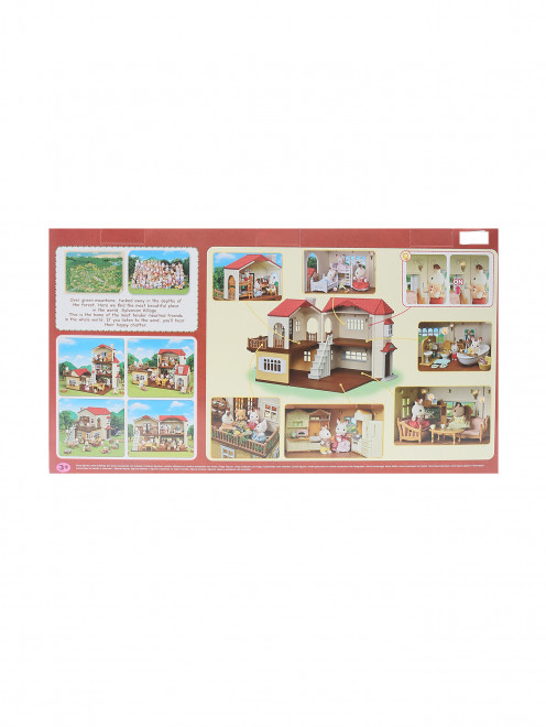 Большой дом со светом с Бельчатами  Sylvanian Families - Обтравка1