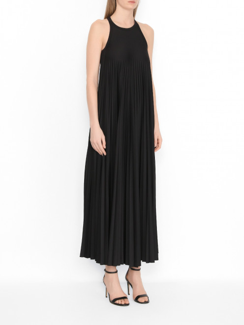 Платье-макси в плиссировку Sportmax - МодельВерхНиз