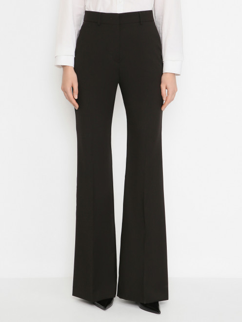 Брюки из тонкой шерсти Sportmax - МодельВерхНиз