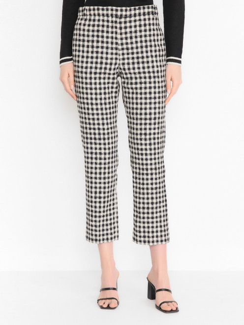 Брюки в клетку Max Mara - МодельВерхНиз