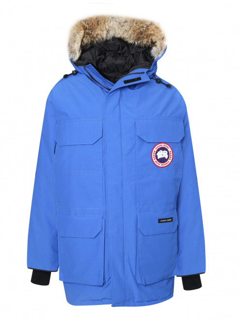 Куртка пуховая на молнии с накладными карманами Canada Goose - Общий вид