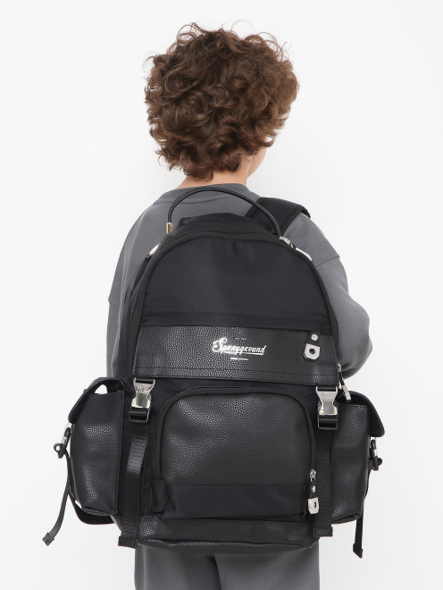 Комбинированный рюкзак с карманами Sprayground - МодельВерхНиз