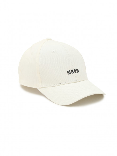 Бейсболка из хлопка с логотипом MSGM - Общий вид