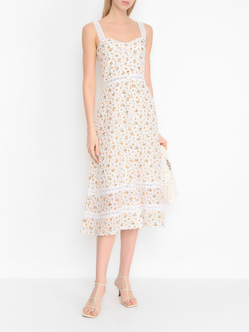 Чайное платье из шелка Weekend Max Mara - МодельОбщийВид