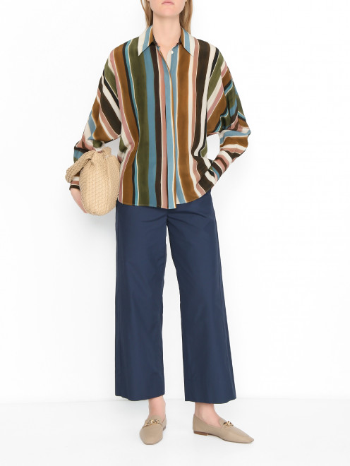 Брюки из хлопка Max Mara - МодельОбщийВид