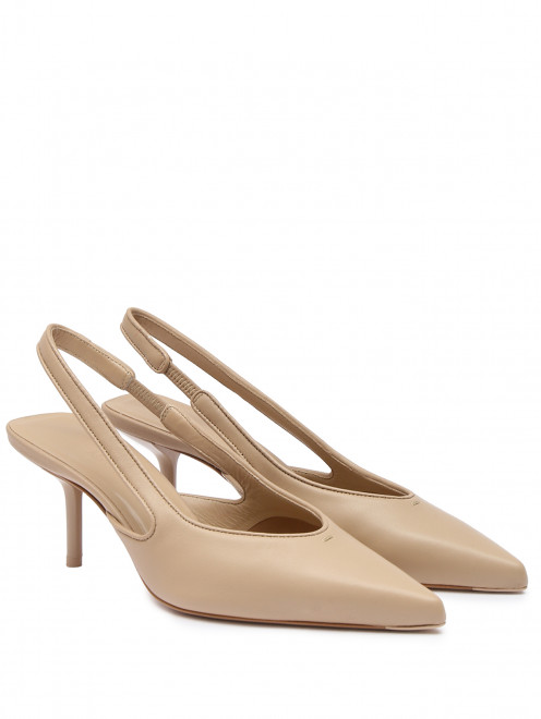 Слингбэки из мягкой кожи Max Mara - Общий вид