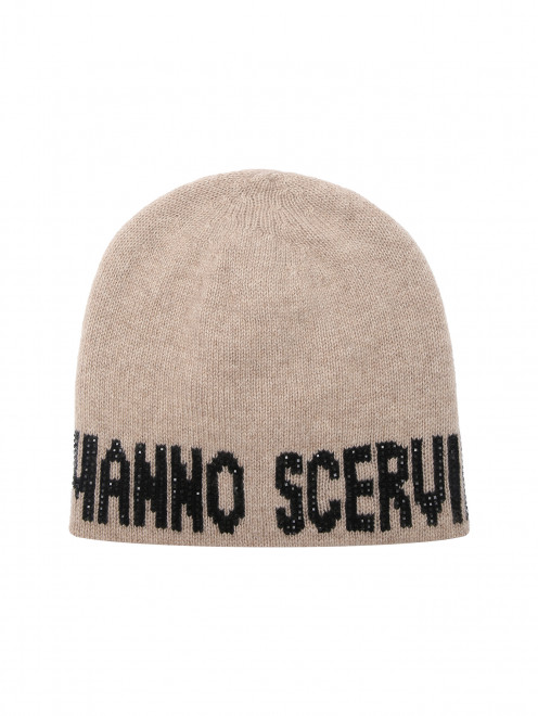 Шапка из кашемира с логотипом Ermanno Scervino - Общий вид