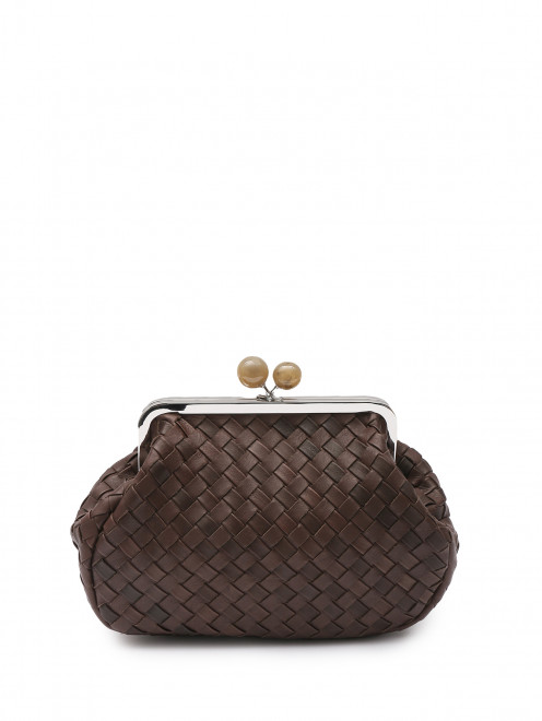 Плетеная сумка из кожи Weekend Max Mara - Общий вид