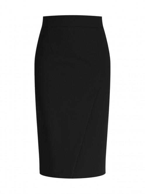 Однотонная юбка с разрезом Moschino - Общий вид