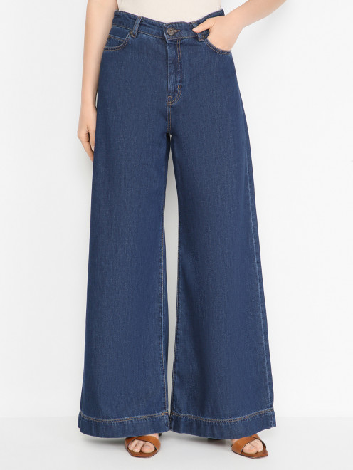 Джинсы прямого кроя Weekend Max Mara - МодельВерхНиз