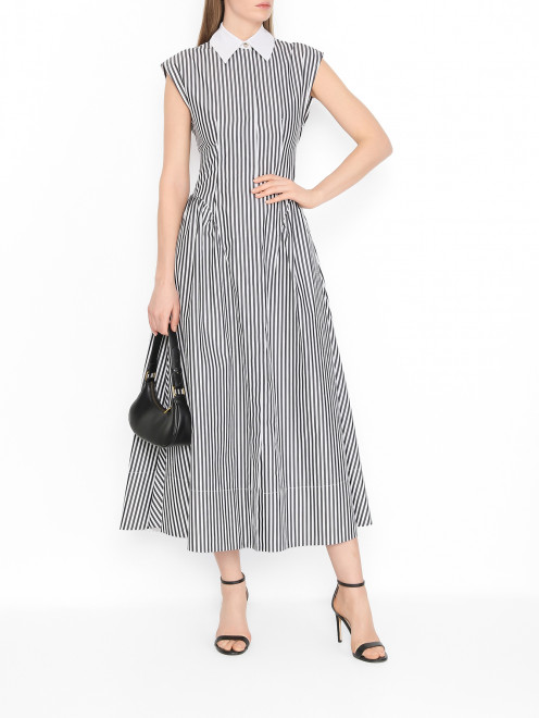 Платье-макси в полоску Sportmax - МодельОбщийВид