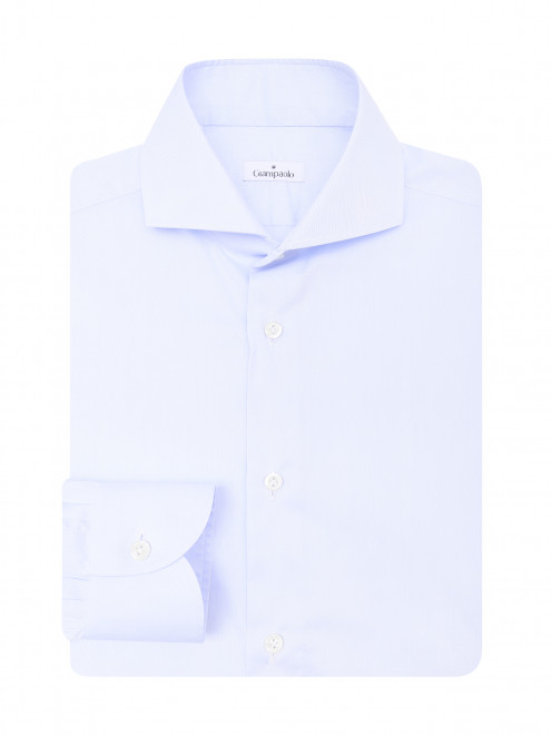 Однотонная рубашка из хлопка Giampaolo - Общий вид