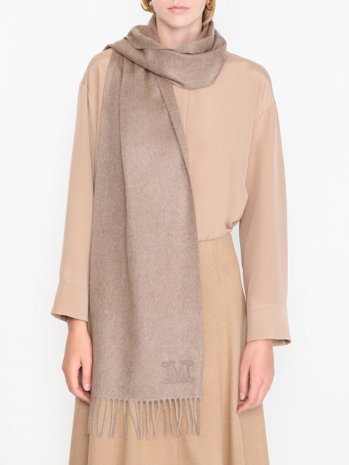 Однотонный шарф из кашемира Max Mara - МодельОбщийВид