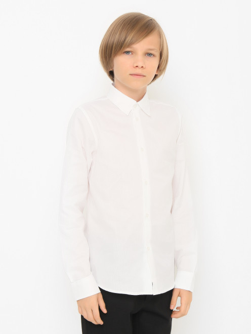 Хлопковая рубашка с длинным рукавом Dal Lago - МодельВерхНиз