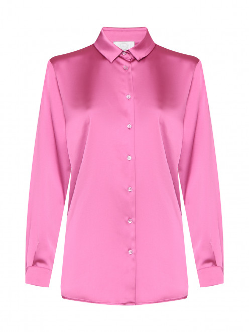 Блуза свободного кроя на пуговицах Marina Rinaldi - Общий вид