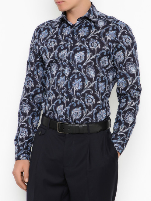 Рубашка с узором Etro - МодельВерхНиз