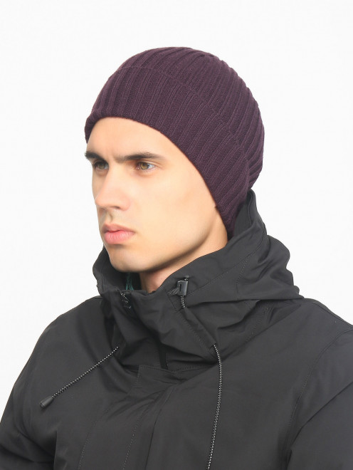Шапка из кашемира Piacenza Cashmere 1733 - МодельОбщийВид