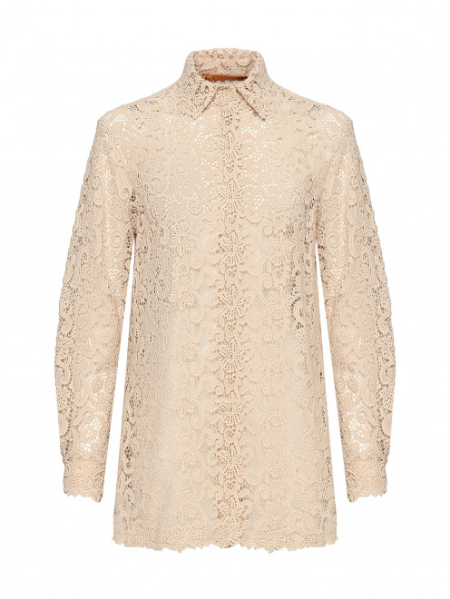 Ажурная блуза из хлопка Ermanno Scervino - Общий вид
