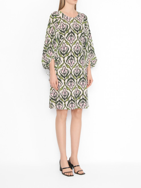 Платье-мини с узором Weekend Max Mara - МодельВерхНиз