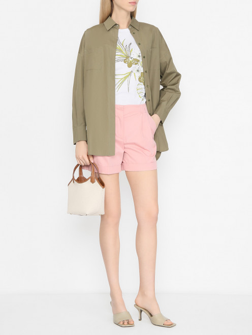 Удлиненная рубашка с карманами Max Mara - МодельОбщийВид