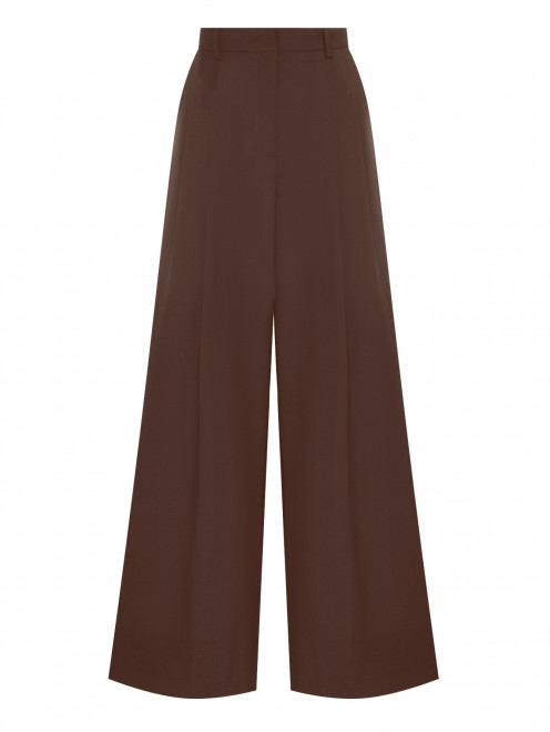 Брюки из шерсти с карманами Weekend Max Mara - Общий вид