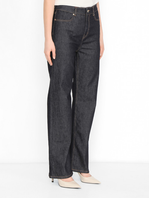 Джинсы из сырого денима Max Mara - МодельВерхНиз