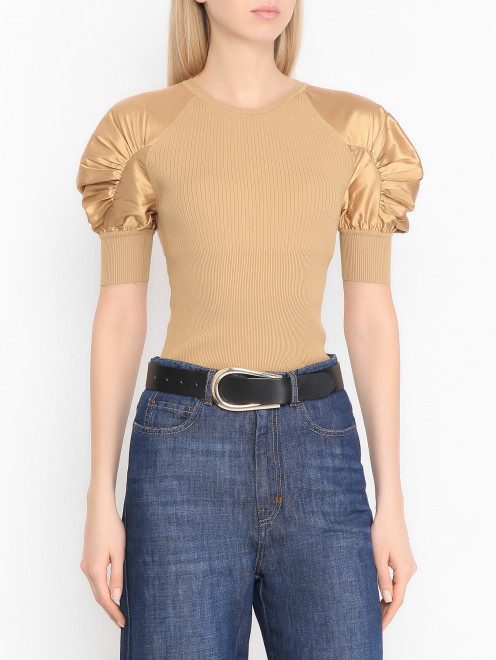 Трикотажная блуза из вискозы Max Mara - МодельВерхНиз