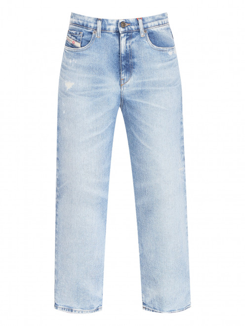Укороченные джинсы с потертостями Diesel - Общий вид