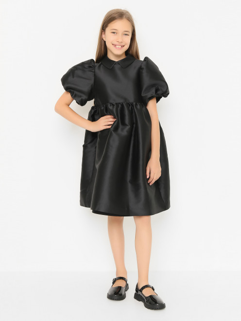 Платье с объемными рукавами и пышной юбкой MiMiSol - МодельОбщийВид