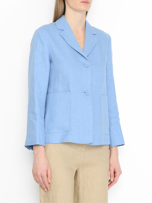 Жакет из льна с карманами Max Mara - МодельВерхНиз
