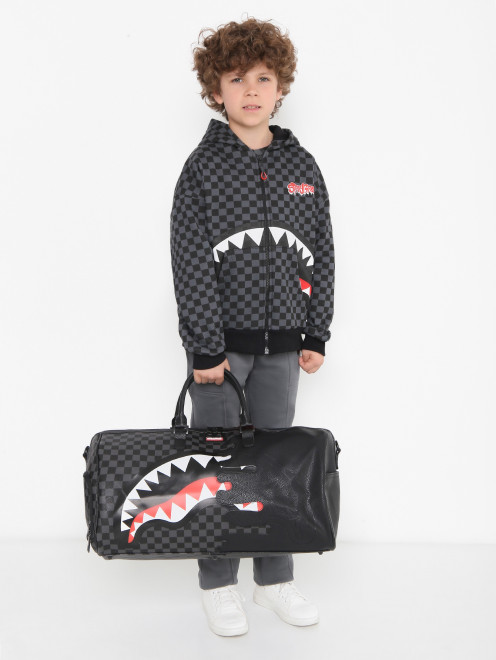 Дороюная сумка с узором Sprayground - МодельОбщийВид