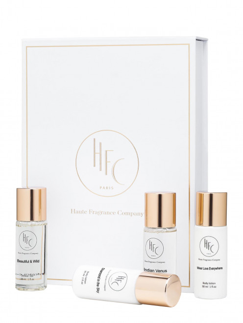Набор из лосьонов для тела и гелей для душа White Сollection, 8*30 мл HFC Paris - Общий вид