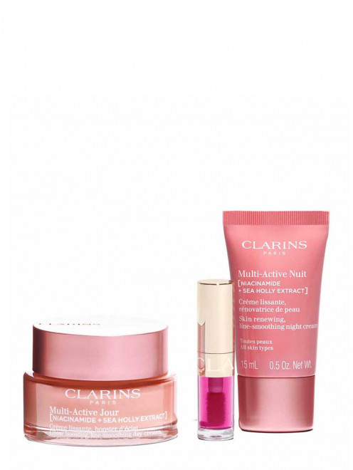 Набор в косметичке Multi-Active Collection, 50+15+1,4 мл Clarins - Общий вид