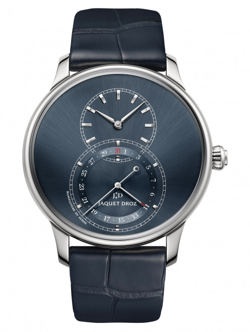 Часы J007030249 Grande Seconde Quantme Satin-brushed blue Jaquet Droz - Общий вид