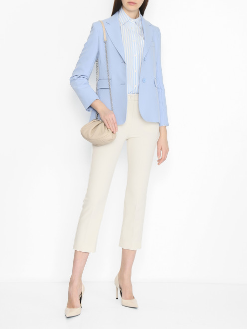 Сумка из мягкой кожи на цепочке Weekend Max Mara - МодельОбщийВид