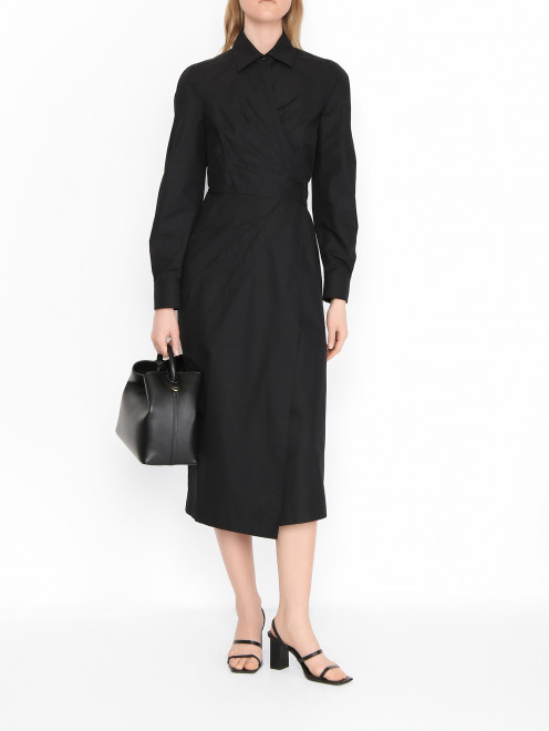 Приталенное платье из хлопка Max Mara - МодельОбщийВид