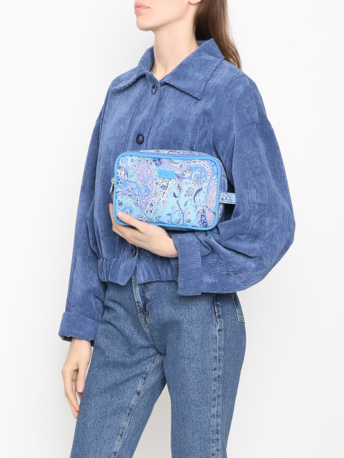 Косметичка из текстиля с ручкой Etro - МодельОбщийВид