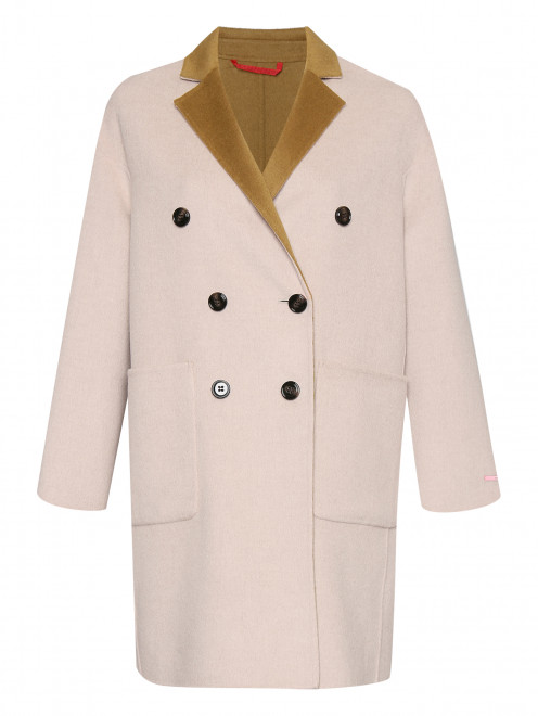 Пальто из шерсти с карманами Max&Co - Общий вид
