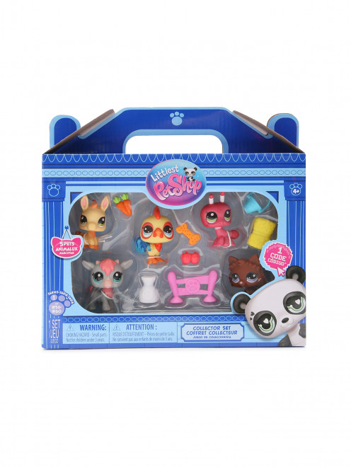Набор "Ферма": пять фигурок мини-животных Littlest Pet shop - Общий вид